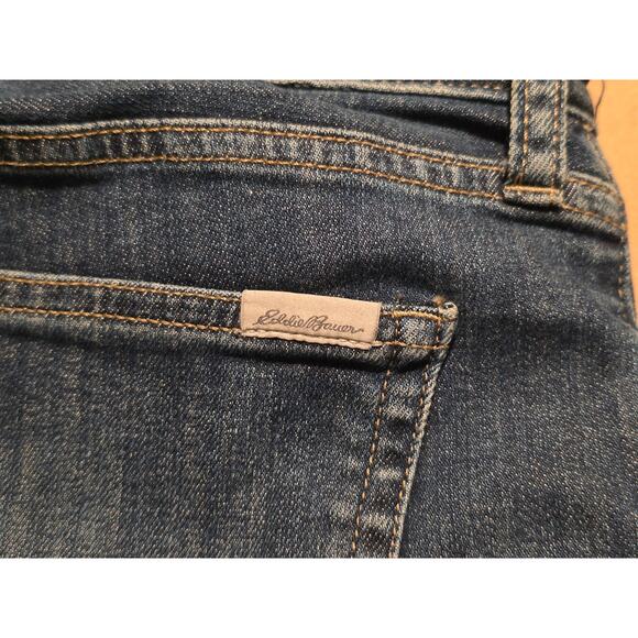 Eddie Bauer Women’s Jeans Size 38 x 30 Boyfriend Fit Dark Wash Denim Jeans - Picture 9 of 15